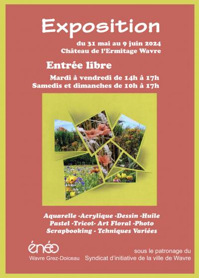 Exposition des artistes - affiche