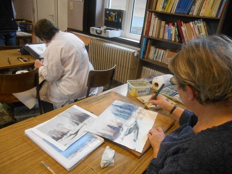 Activité aquarelle du mardi