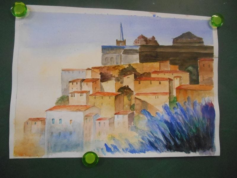 Activité aquarelle du mardi